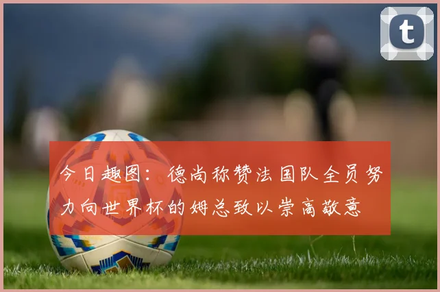 今日趣图：德尚称赞法国队全员努力向世界杯的姆总致以崇高敬意